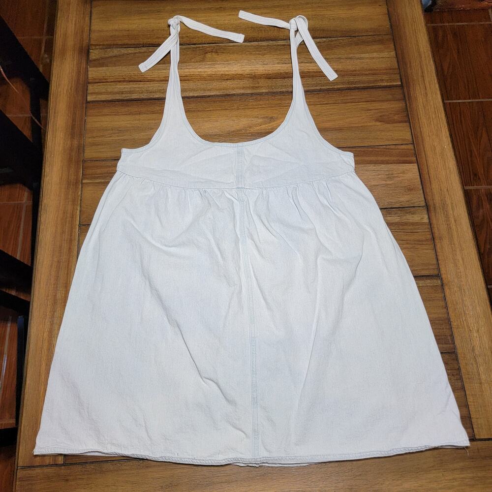 Cotton:On Light Blue Denim Skirt Overalls - Size Large